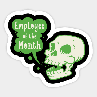 Employee of the Month Sticker